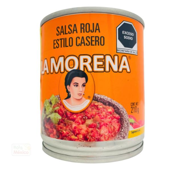 La Morena, Salsa Roja Casera, 200 g - Lata