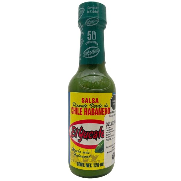 El Yucateco Salsa Habanera-Verde, 120 ml