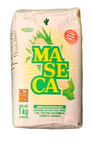 MASECA WEIßES Maismehl für traditionelle Tortillas, (nixtamalisiert) 1 kg